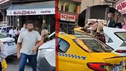 Esenler'deki taksici dehşeti kamerada! Tehdidine yanındaki bile sessiz kalamadı - 3. Sayfa