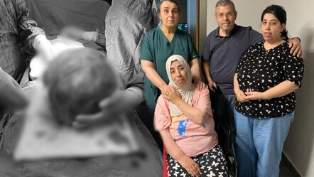 Hastaneye gidince ortaya çıktı! Karnını kaplayan dev kitle ameliyatla alındı - Sağlık