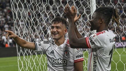 Cengiz Ünder siftah yaptı, Beşiktaş 3 puanı kaptı! Maçta 3 gol ve 2 kırmızı kart - spor