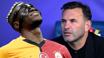Galatasaray'da Okan Buruk, Victor Osimhen'in sakatlığı hakkında konuştu: Dev maçta oynayacak mı? - Spor
