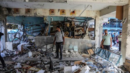 İsrail BM'ye ait okula bomba yağdırdı! Çok sayıda ölü ve yaralı var - Dünya