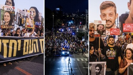 Tel Aviv'de yüzlerce kişi Netanyahu'ya karşı toplantı! - Dünya