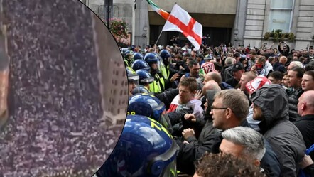 Ülke tarihinin en büyük protestosu! Londra'da yüz binler sokağa indi, polisle çatışma yaşandı - Dünya