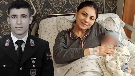 Yürek burkan tesadüf: Dün toprağa verilen şehit bugün baba oldu - 3. Sayfa