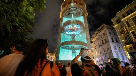 Galata Kulesi TEKNOFEST’in ışığıyla parladı - Teknoloji