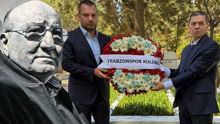 Trabzonspor'un efsane başkanı Mustafa Şamil Ekinci kabri başında anıldı - Spor