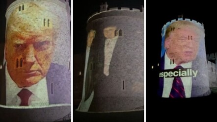 İngiltere’de Trump'a olaylı karşılama! Epstein ile görüntüleri Windsor Kalesi'ne yansıtıldı - Dünya