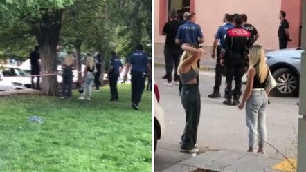 Sorunlara dayanamadı! Kızlarının önünde boğazına bıçak dayadı... Polisler zor ikna etti - 3. Sayfa