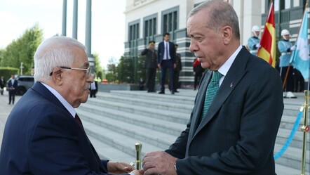 Ankara'da kritik zirve! Erdoğan, Filistin Devlet Başkanı Mahmud Abbas ile bir araya geldi - dunya