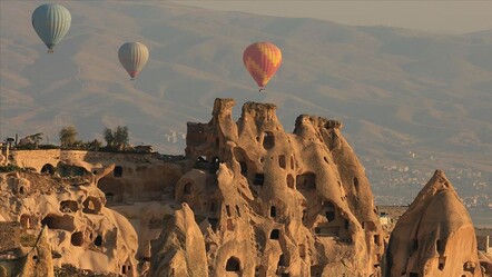 Kapadokya'da balon turlarına rüzgar engeli! Hafta sonuna kadar yasak - Kültür - Sanat