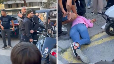 Okul önünde veli kavgası! Bıçakla birbirlerine girdiler - Gündem