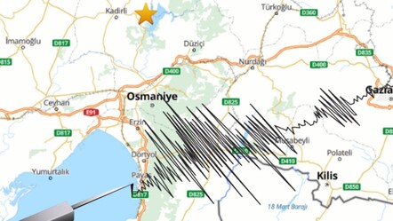 Osmaniye'de deprem oldu! Kadirli ilçesi 3.8 ile sallandı  - Gündem