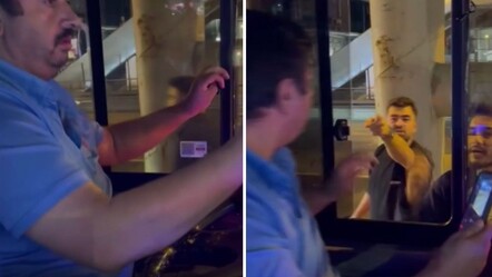 Trafikte korkutan kavga! Otobüsü yumruklayıp şoförü darbettiler - Gündem