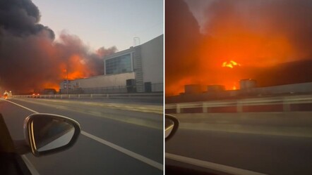 Başakşehir'de sanayi sitesinde yangın! 8 kamyon, 2 tır ve 4 forklift yandı - yasam