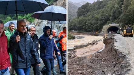 Doğu Karadeniz'de yağışlar devam ediyor! Bakanlar bölgede! - gundem