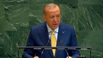 BM Filistin Zirvesi'nde sabotaj mı? Cumhurbaşkanı Erdoğan'ın mikrofonu kapandı - dunya