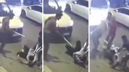 Esenyurt'ta kavga ettikleri adamı, sokak ortasında sopayla darbettiler! - gundem