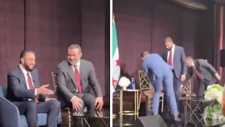 Şara'dan ABD'de takdir toplayan hareket! Şeybani’nin sandalyesini gördü, kendi koltuğunu kaldırttı - Dünya