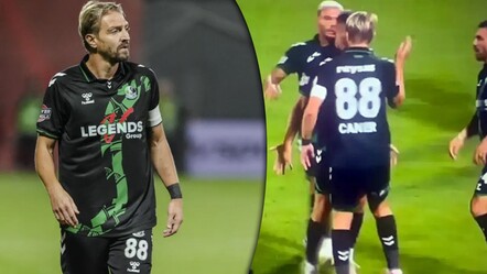 Caner Erkin takım arkadaşına tokat attı: Direkt kırmızı kart gördü! - Spor