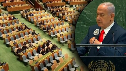 Netanyahu BM Genel Kurulu'nda! Onlarca diplomat salonu terk etti - Dünya