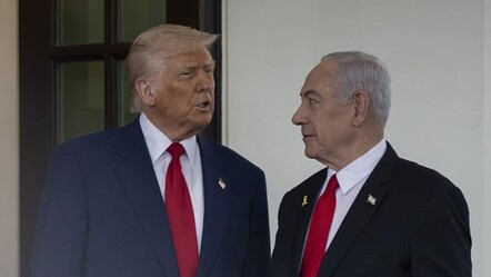 Beyaz Saray'da Trump-Netanyahu zirvesi başladı - Dünya