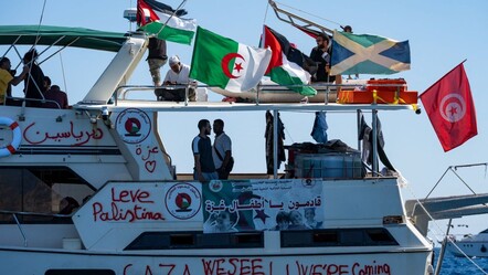 Küresel Sumud Filosu 'yüksek riskli' bölgede! Can yelekleriyle hazır bekliyorlar - Dünya