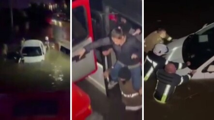 Ukrayna'yı sel vurdu! ''7 saatte 2 aylık yağmur yağdı'' - Dünya