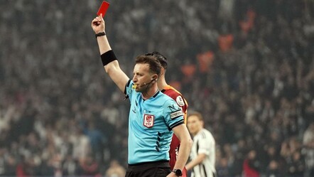 Galatasaray - Beşiktaş derbisinde son 5 maçta 5 kırmızı kart - Spor