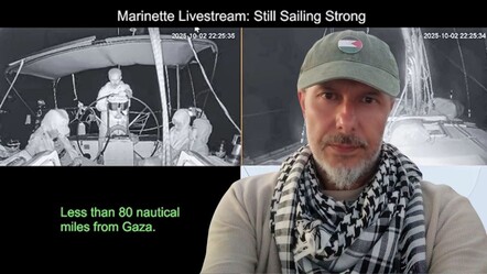 Sumud Filosu'nun son gemisi "Marinette" Gazze'ye ilerliyor: Tehlikenin orta yerindeyiz - Dünya