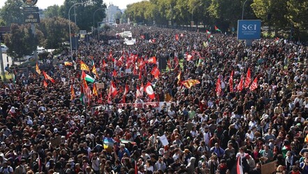 Terörist İsrail'e küresel öfke büyüyor! Dünya Gazze için meydanlarda  - Gündem