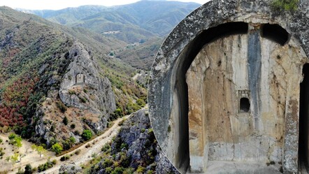 Çorum'daki Kapılıkaya Kaya Mezarı’nın gizemi ‘IKEZIOS’ yazısıyla aralanıyor - Kültür - Sanat
