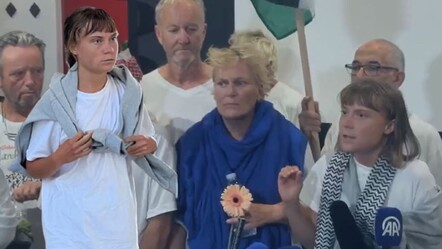 Greta Thunberg isyan etti! “Gazze’de gözlerimizin önünde soykırım var” - Dünya