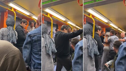 Metroda yolcular birbirine girdi! Sefer geçici olarak durduruldu - 3. Sayfa