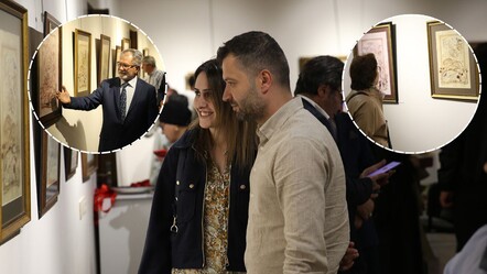 Seyredenleri huzurla dolduran sanat! Müzehhip Sadrettin Er'in "Tarz" sergisine yoğun ilgi - Kültür - Sanat