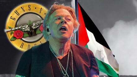 Guns N’ Roses konserinde anlamlı hareket! Dünyaca ünlü şarkıcı Axl Rose Filistin bayrağı açtı - Dünya