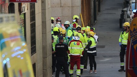 Madrid'de 6 katlı bina çöktü! Ölü ve yaralılar var - Dünya