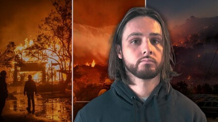 Telefonundan alevler içinde kalmış şehir tasviri çıktı! 12 kişinin hayatını kaybettiği Los Angeles yangınlarında gözaltı geldi - Dünya