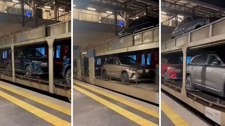 Marmaray'dan geçip Avrupa'ya... Togg'un ilk ihracat konvoyu Almanya yolunda - T-Otomobil