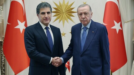 Türkiye ile Irak arasında önemli görüşme! Erdoğan, Barzani'yi ağırladı - Gündem