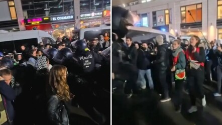 Almanya'da Filistin'e destek gösterilerinde ortalık karıştı! Polis, milletvekiline yumrukla saldırdı - Dünya