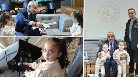 Erva ve Zümra’nın hayali gerçek oldu: Bakan Uraloğlu uçak sevdalısı ikizlere kokpit kapılarını açtı - Gündem