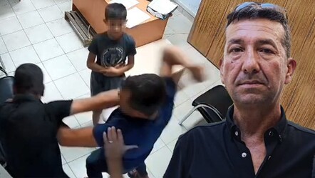Her şey çocukların gözü önünde oldu! Karakolda kayınbirader dayağı - 3. Sayfa