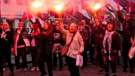 Oslo'da binlerce kişi maç öncesi İsrail'i protesto etti - Spor