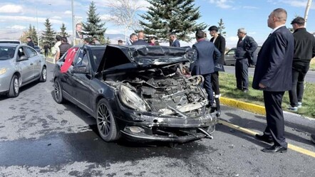 Erzurum'da Anahtar Parti konvoyunda trafik kazası - Gündem