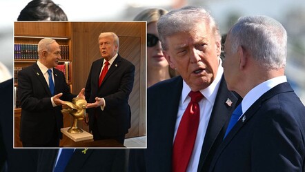 Dünyanın gözü Orta Doğu'da! Netanyahu'dan Trump'a "altın güvercin" hediyesi - Dünya