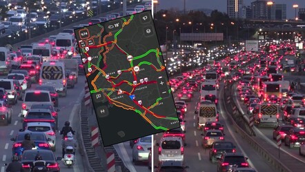 İstanbul'da trafik felç! Durma noktasına geldi - Yaşam