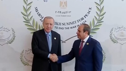 Mısır'da Gazze zirvesi... Sisi, Cumhurbaşkanı Erdoğan'ı kapıda karşıladı - Gündem