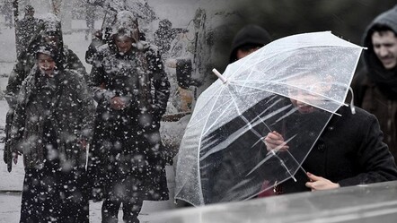 Sıcaklık düşüyor, kar ve sağanak geliyor! Meteoroloji'den 9 kente sarı kodlu uyarı - Gündem