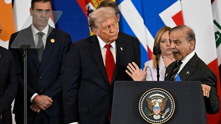 Trump, sahneyi sadece Şahbaz'a verdi! ABD Başkanını göklere çıkardı, sözleri gündem oldu - Dünya