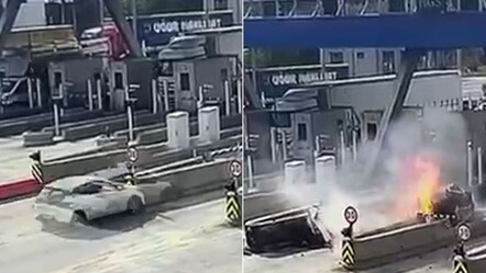 Arnavutköy gişelerinde feci ölüm! Korkunç kaza kamerada - Gündem